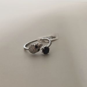 .925 Sterling Silver Skull Ring